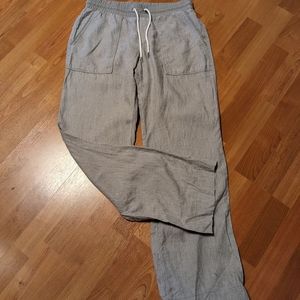Athleta Linen Drawstring Pants